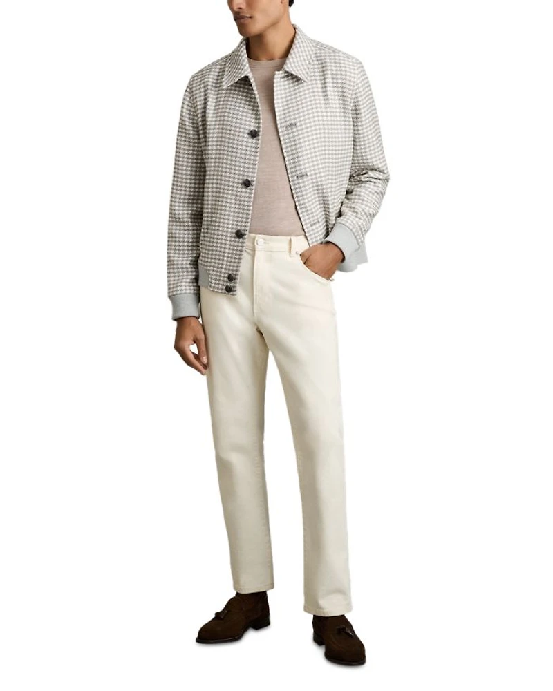 Benny Dogtooth Check Shirt Jacket