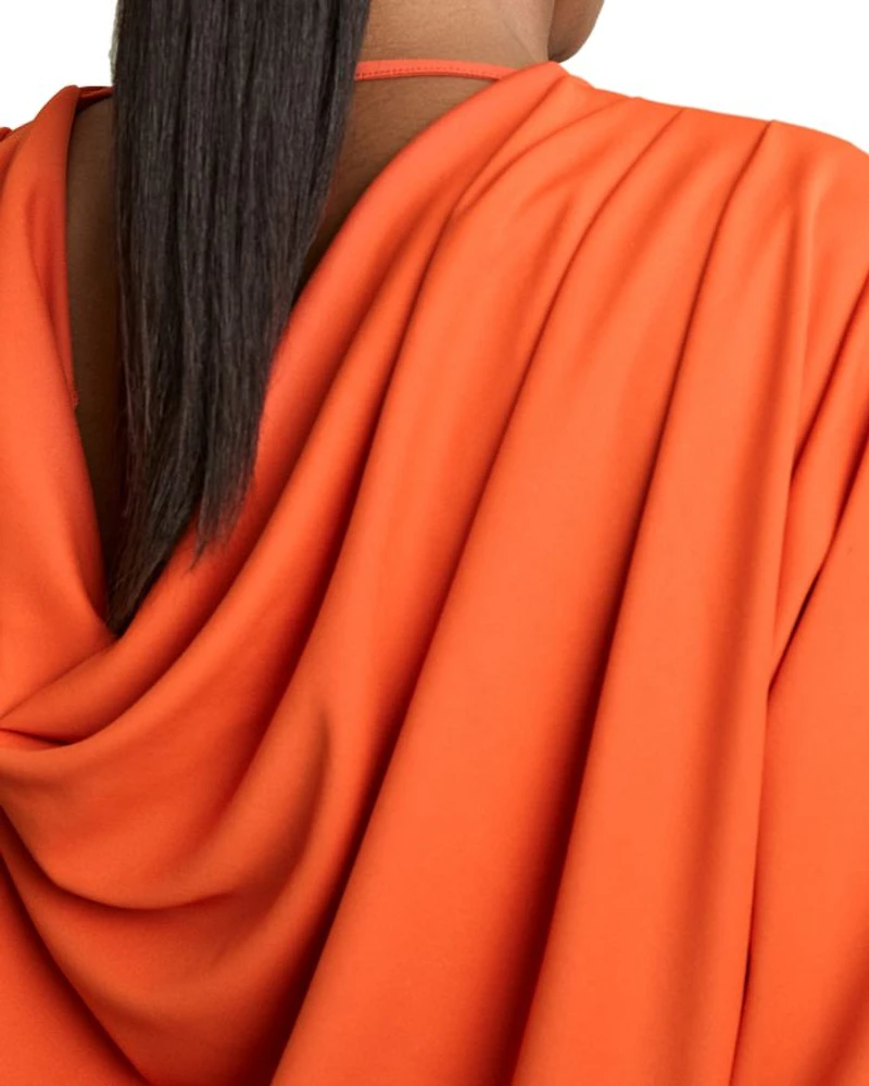 Cowl Back Dress