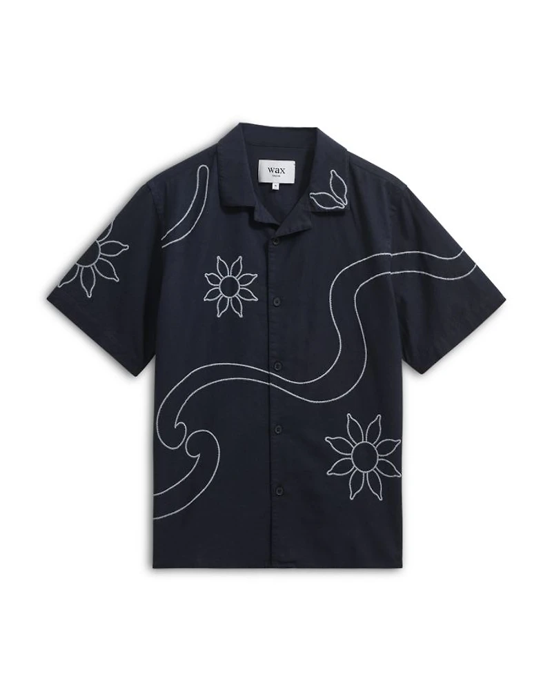 Didcot Embroidered Camp Shirt