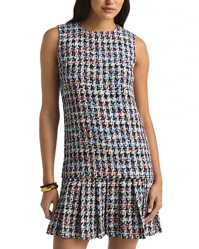 Americana Houndstooth Dress