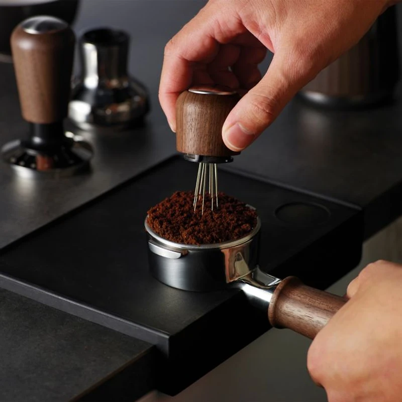 54mm Calibrated Wood Espresso Tamper