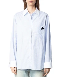 Zadig & Voltaire Morning Pop Striped Shirt