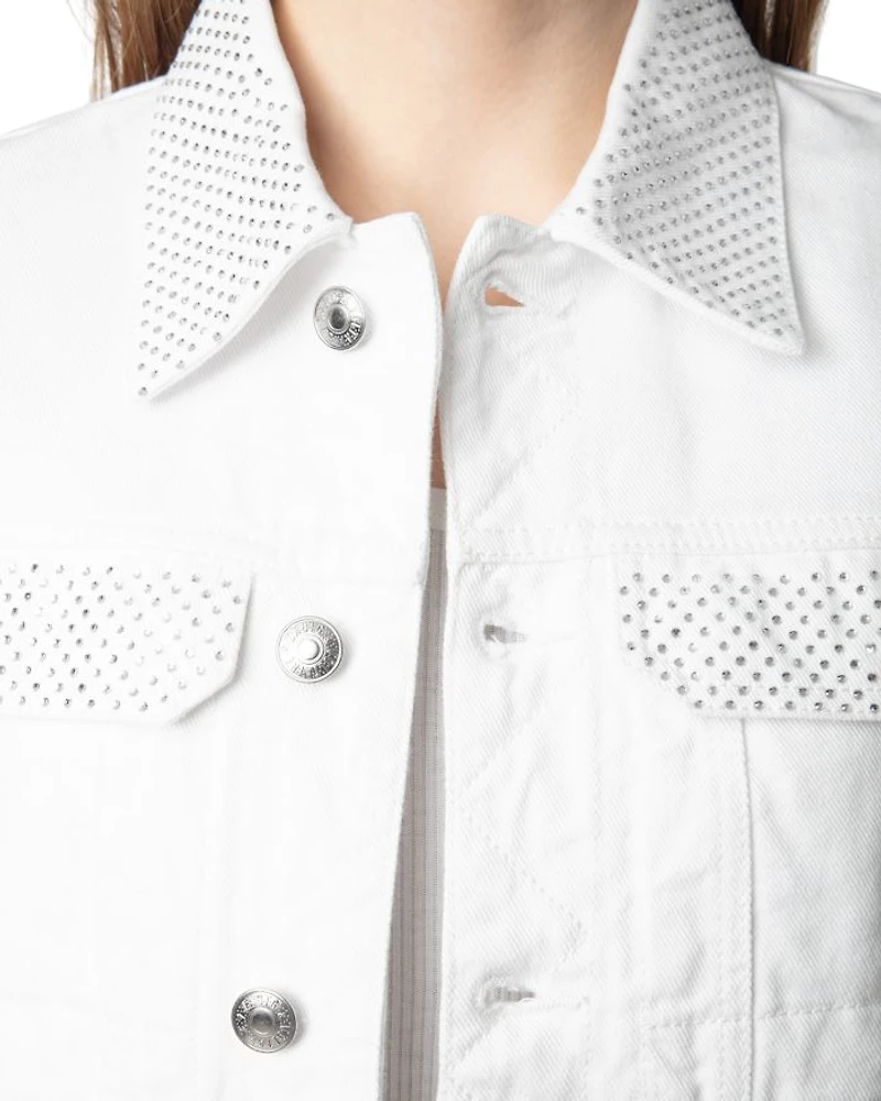 Kioky Strass Denim Jacket