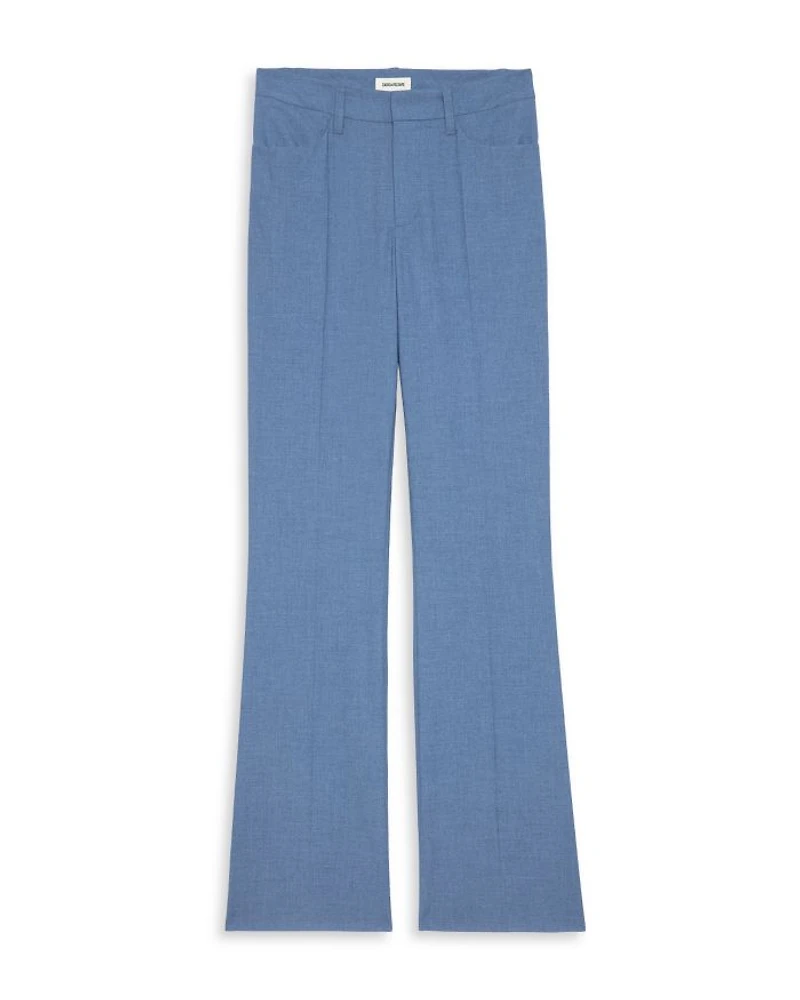 Pistol Flared Hem Pants