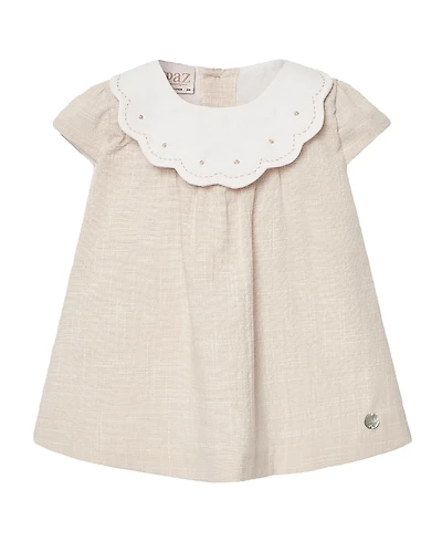 Paz Rodriguez Girls' Yoke Lino Dress - Baby