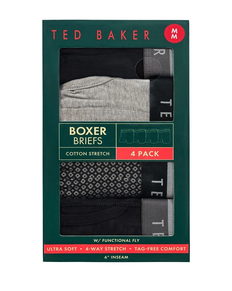 Stretch Boxer Briefs, Pack of 4