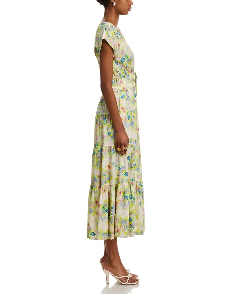 Fatima Floral Midi Dress