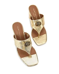 Women's Chelsea T Strap Block Heel Sandals