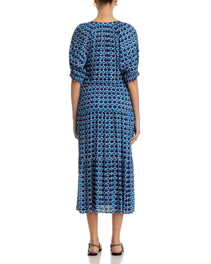 Drawstring Midi Dress