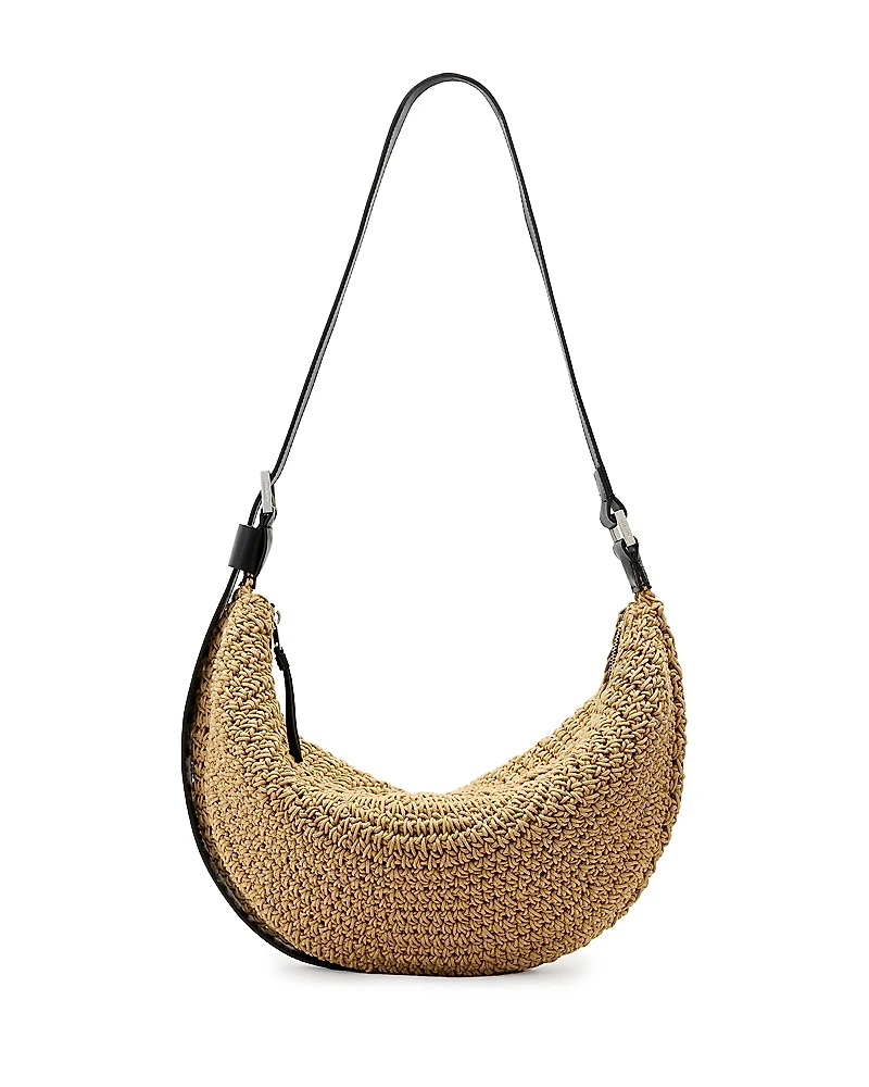 Allsaints Half Moon Knot Shoulder Bag
