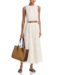 Square Crochet Maxi Skirt - Exclusive