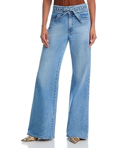 Askk Ny Rio High Rise Wide Leg Jeans