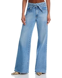 Askk Ny Rio High Rise Wide Leg Jeans