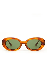Clare V. Oval Sunglasses