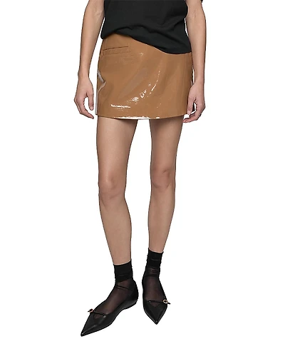 Rebecca Minkoff Hayden Faux Patent Skort