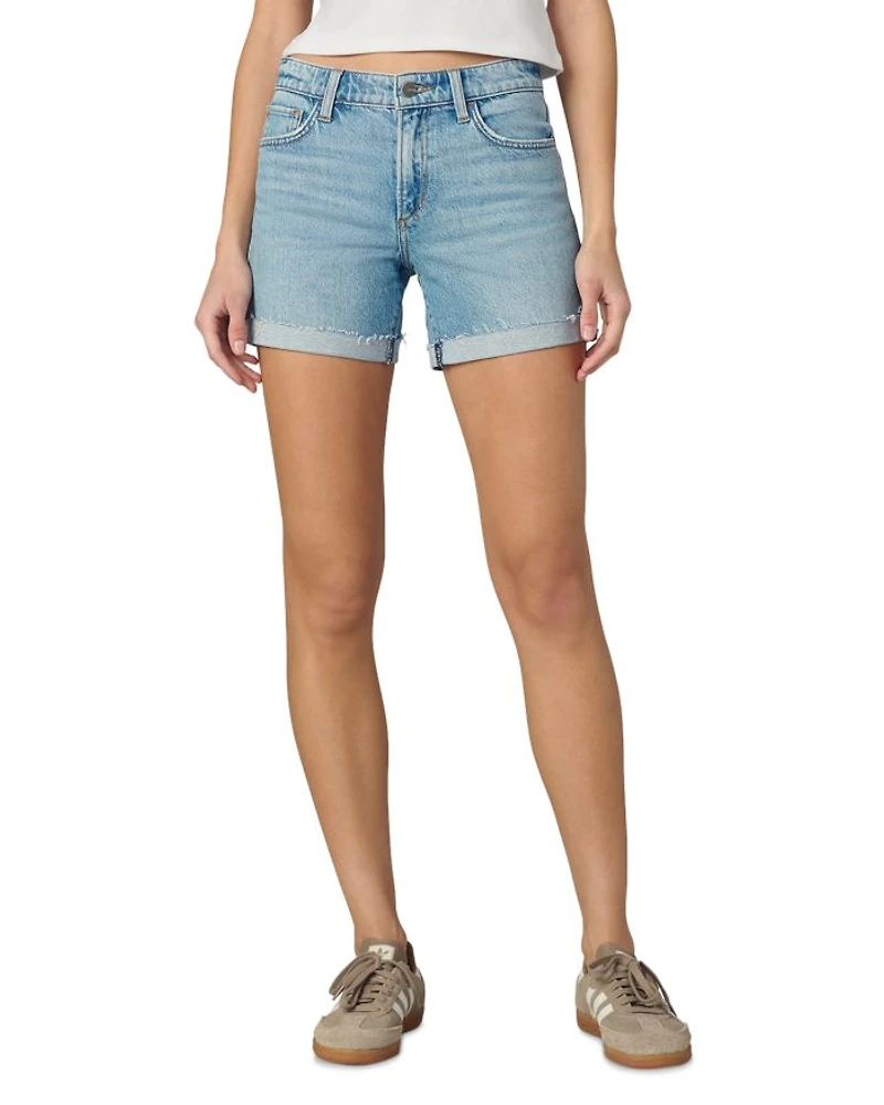 5" Cuffed Denim Shorts Taken