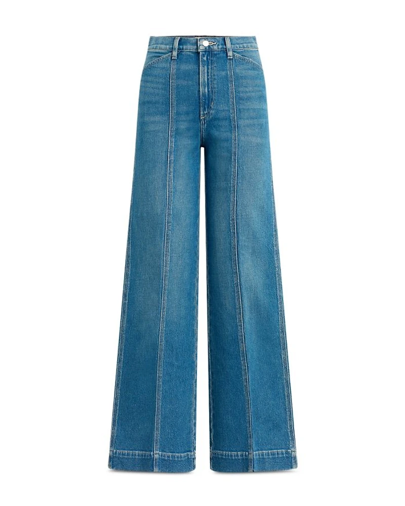 The Front Seamed High Rise Wide Leg Jeans Biggest Fan