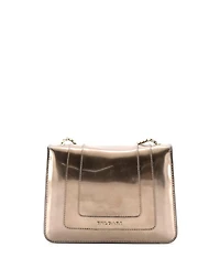 Serpenti Forever Square Shoulder Bag Metallic Leather