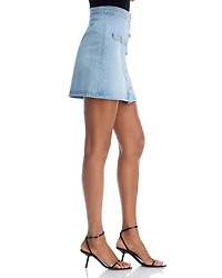 Kris Denim Mini Skirt