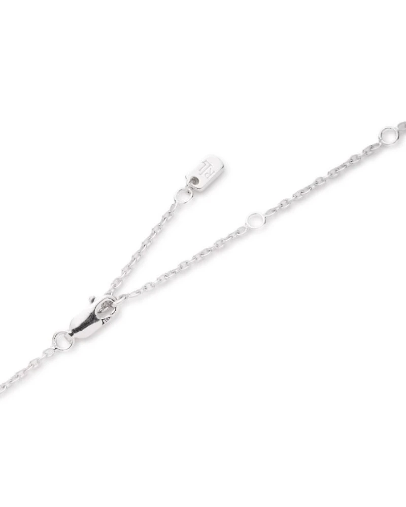 Disc Statement Necklace in Sterling Silver, 16"-19"