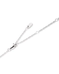 Disc Statement Necklace in Sterling Silver, 16"-19"