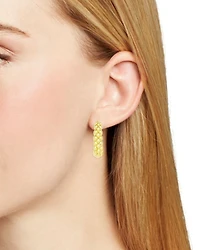 Bubble J Hoop Earrings
