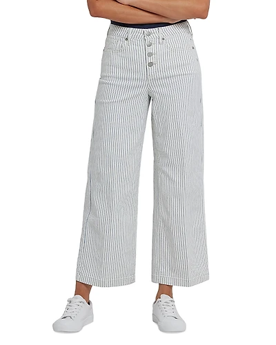 Nydj Teresa High Rise Wide Leg Ankle Jeans