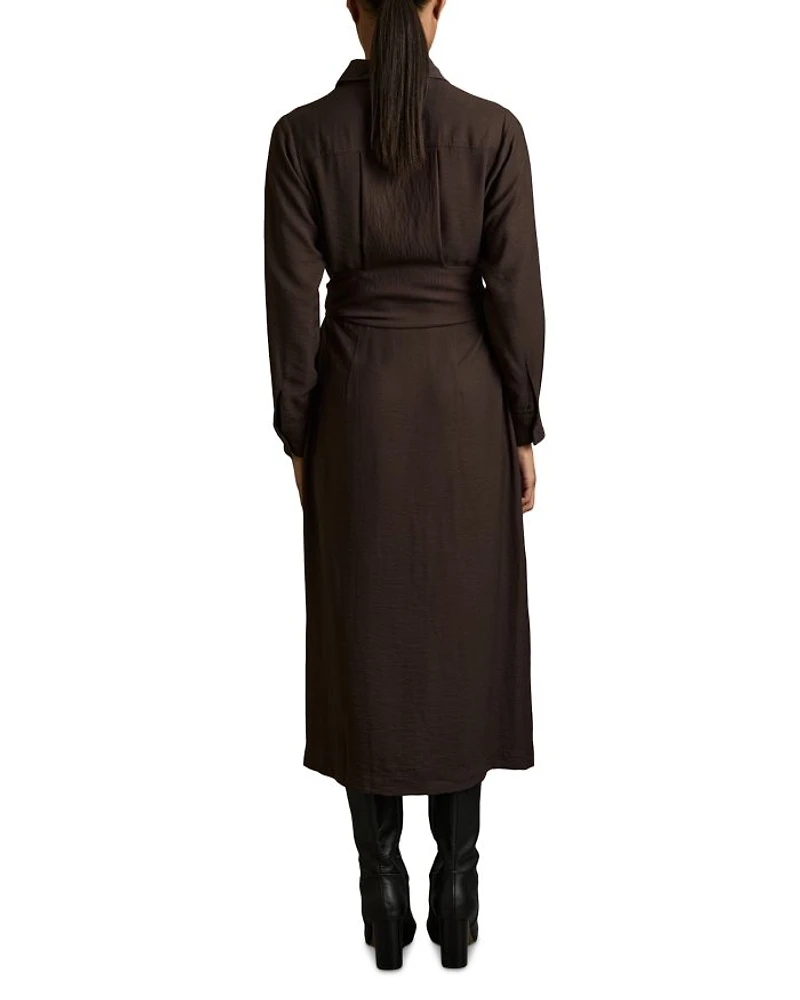 Mabel Long Sleeve Midi Dress