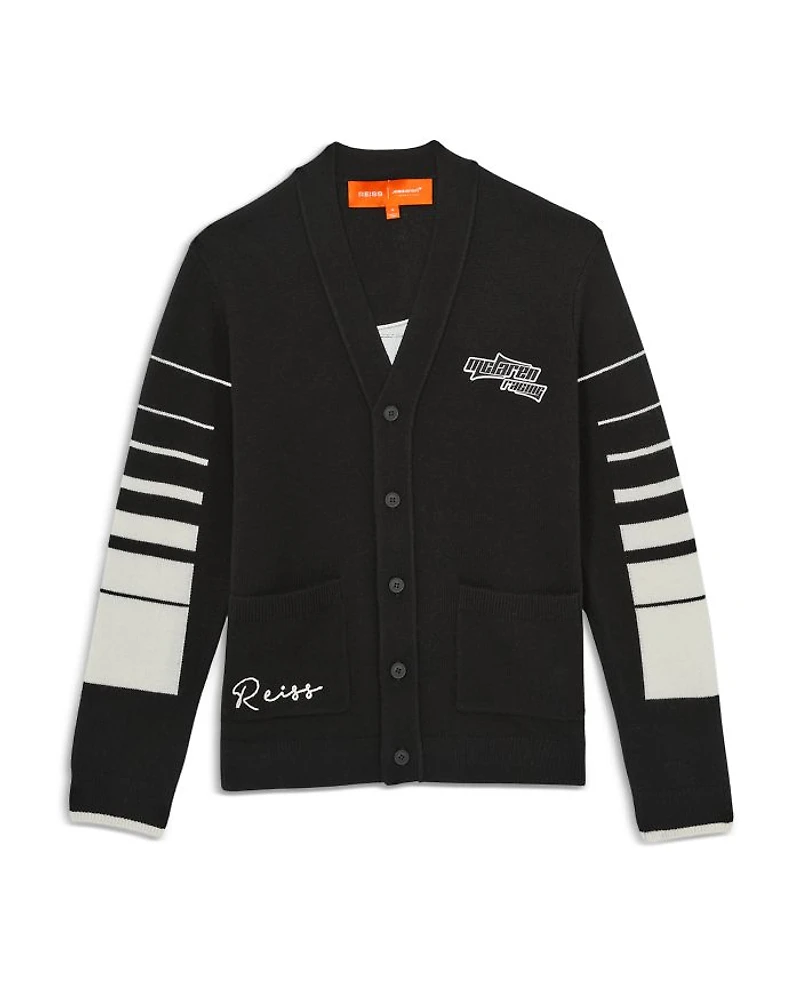 McLaren Racing Embroidered Varsity Cardigan