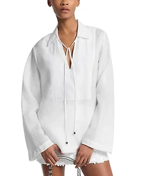 Michael Kors Tie Neck Top