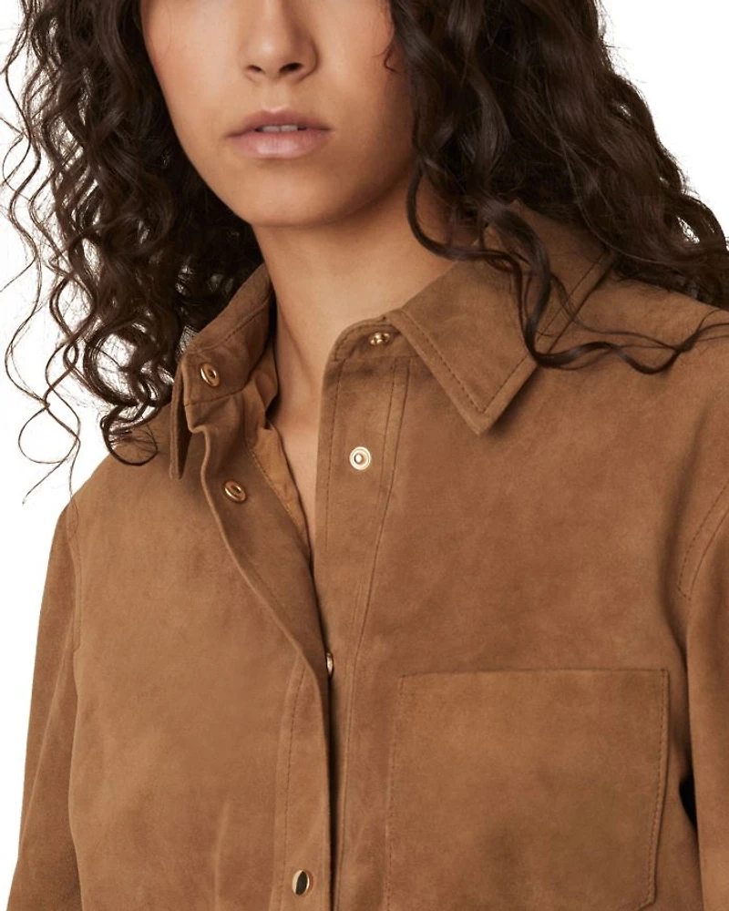 Connie Suede Shirt