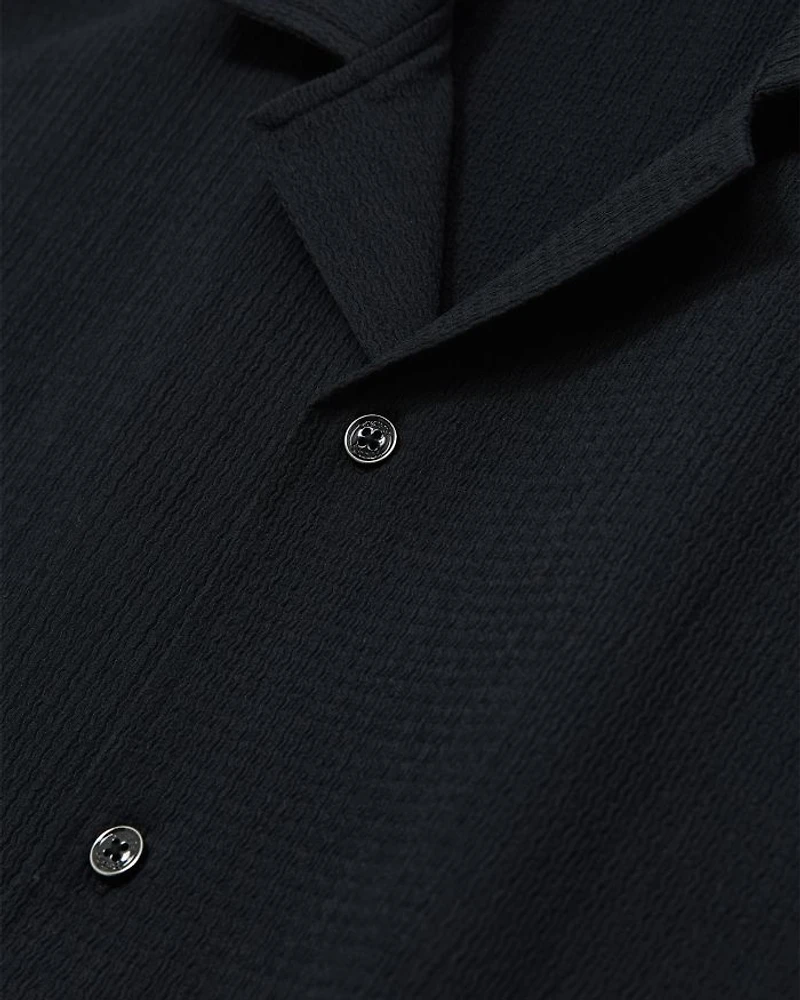 Textured Cuban Shirt