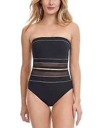 Gottex Bandeau One Piece Swimsuit