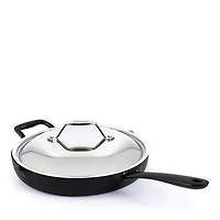 All-Clad 12 Enameled Cast Iron Skillet with Lid