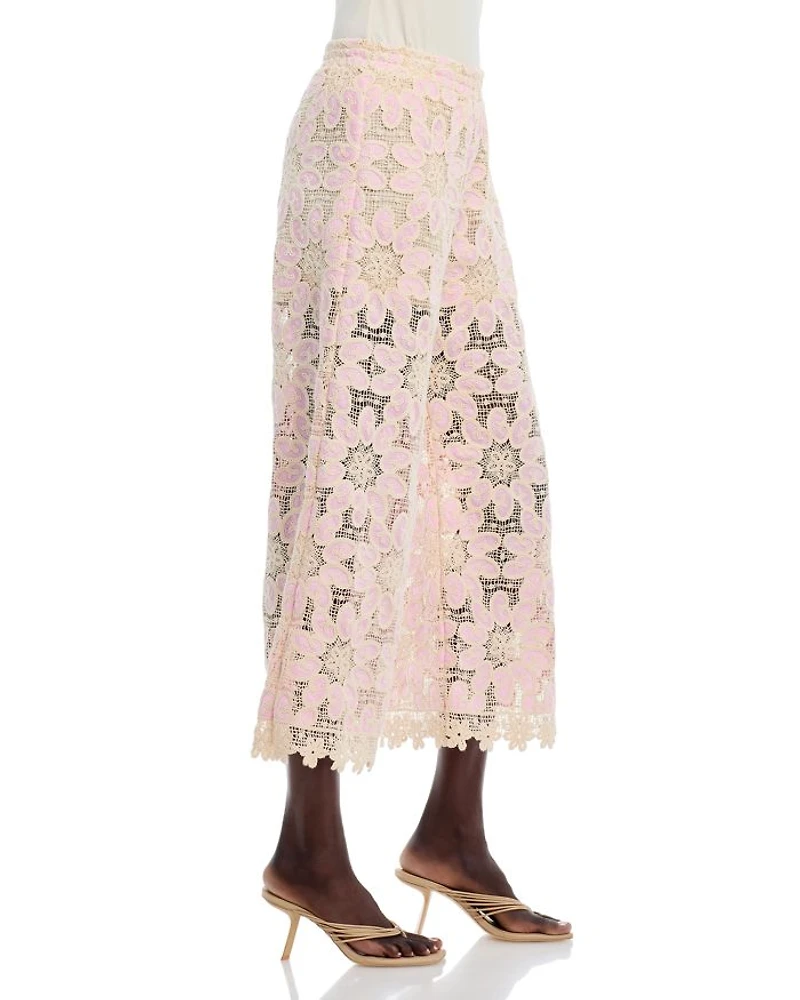 Simone Cropped Lace Pants