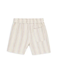 Boys' Striped Bermuda Linen Shorts - Little Kid