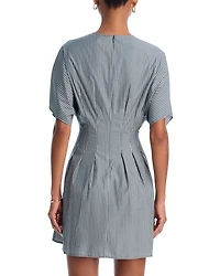 Maddie Stripe Poplin Mini Dress
