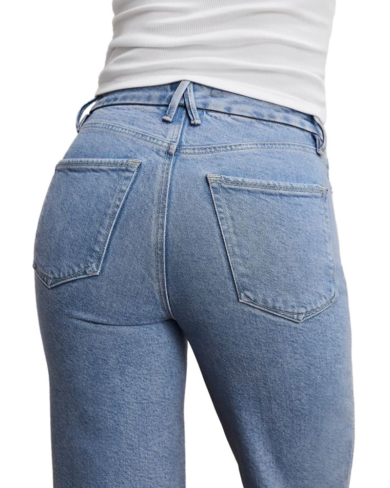 Soft Tech Good Skate Wide Leg Crop Jeans Indigo860