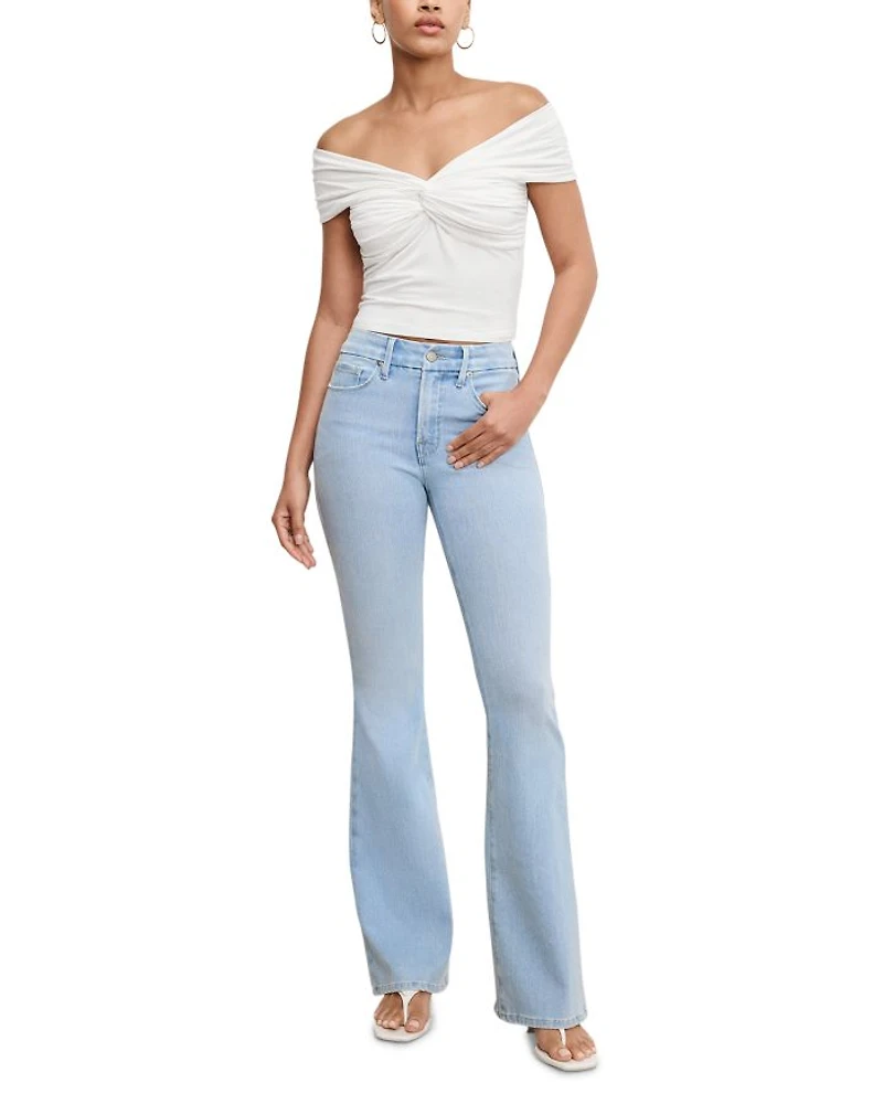 Soft Tech Good Legs Flare Jeans Indigo841