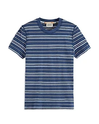 Scotch & Soda Boys' Relaxed Fit Yard Dyed Striped Tee - Little Kid