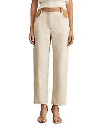 Maddie Twisted Seam Jeans Ecru