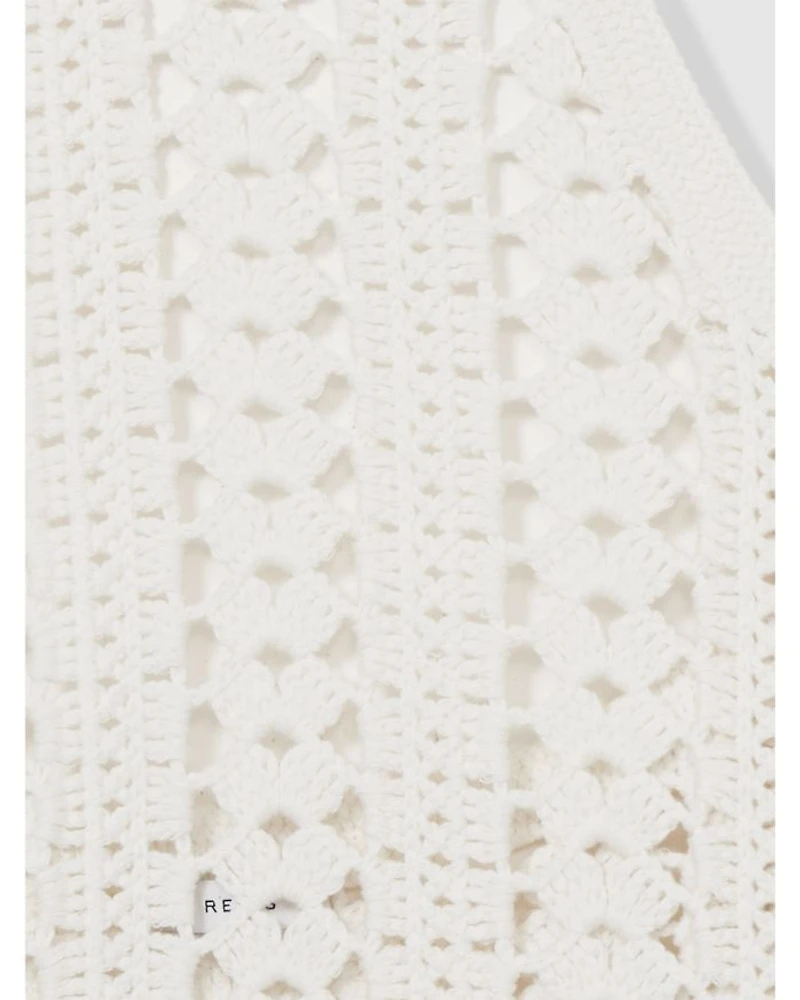 Cally Crocheted Halter Top