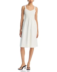 Steve Madden Fleur Smocked Scoop Neck Dress