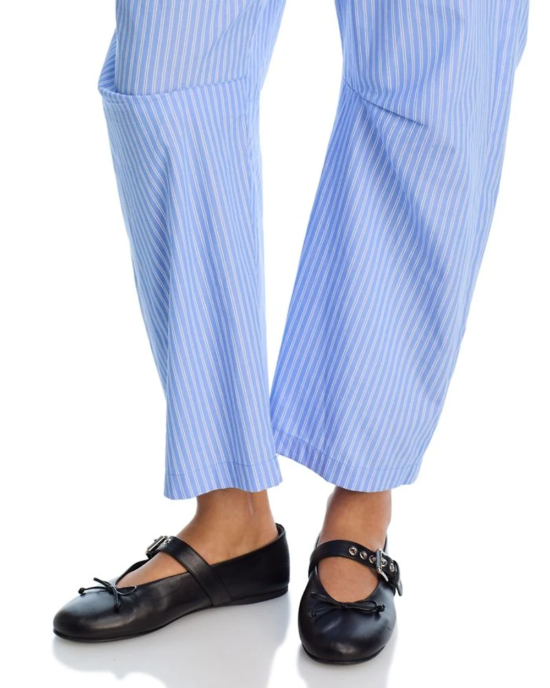 Saelyn Barrel Ankle Poplin Pants