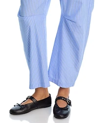 Saelyn Barrel Ankle Poplin Pants