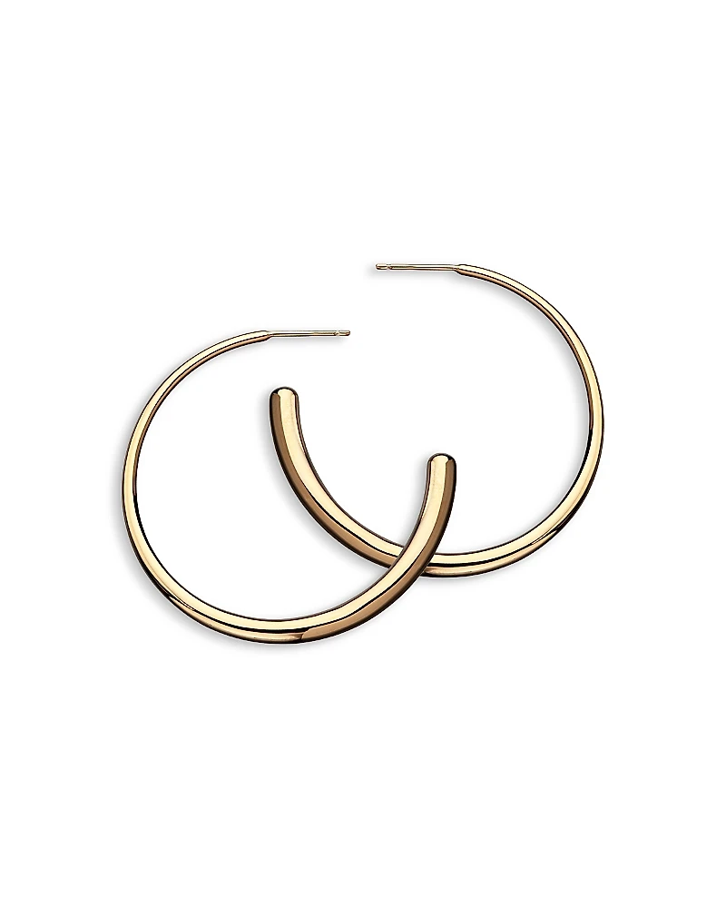 Jennifer Zeuner Simone Large Polished Hoop Earrings