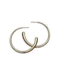 Jennifer Zeuner Simone Large Polished Hoop Earrings