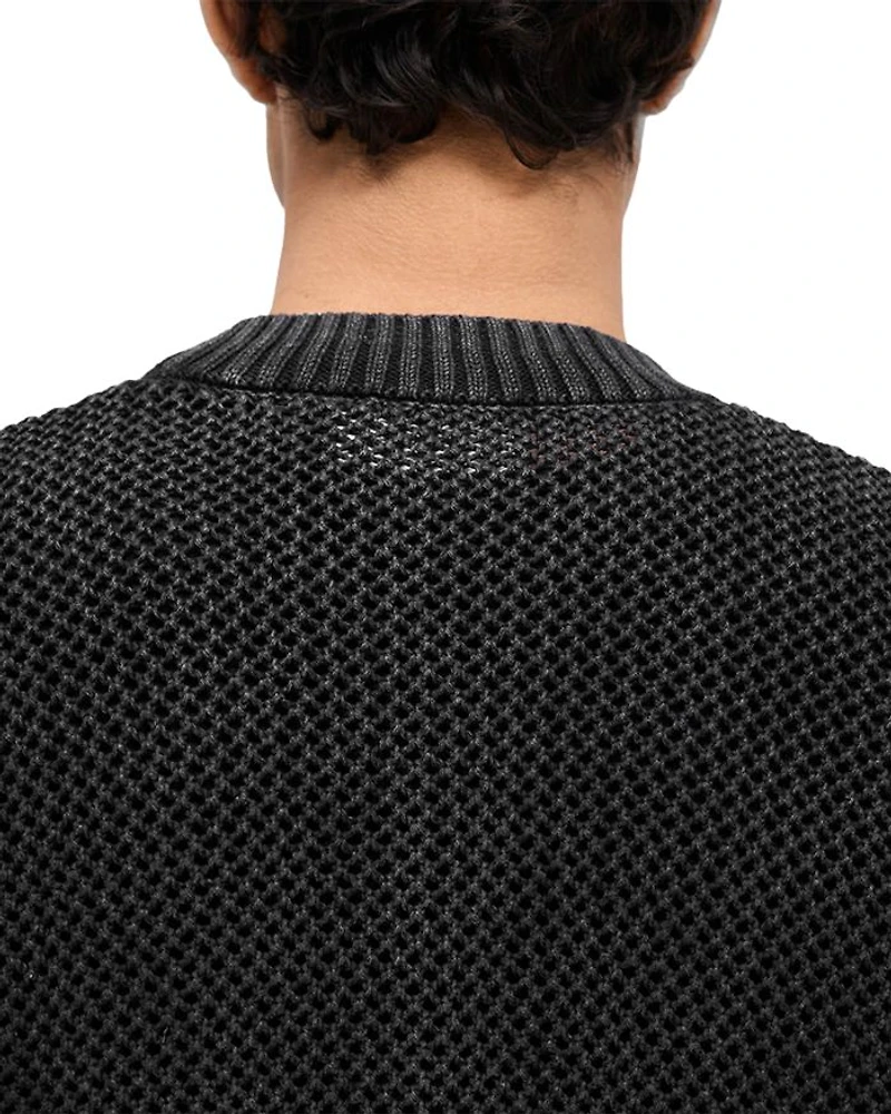 Open Gauge Knit Sweater