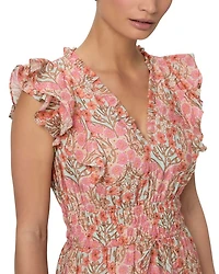 Muriel Smocked Mini Dress