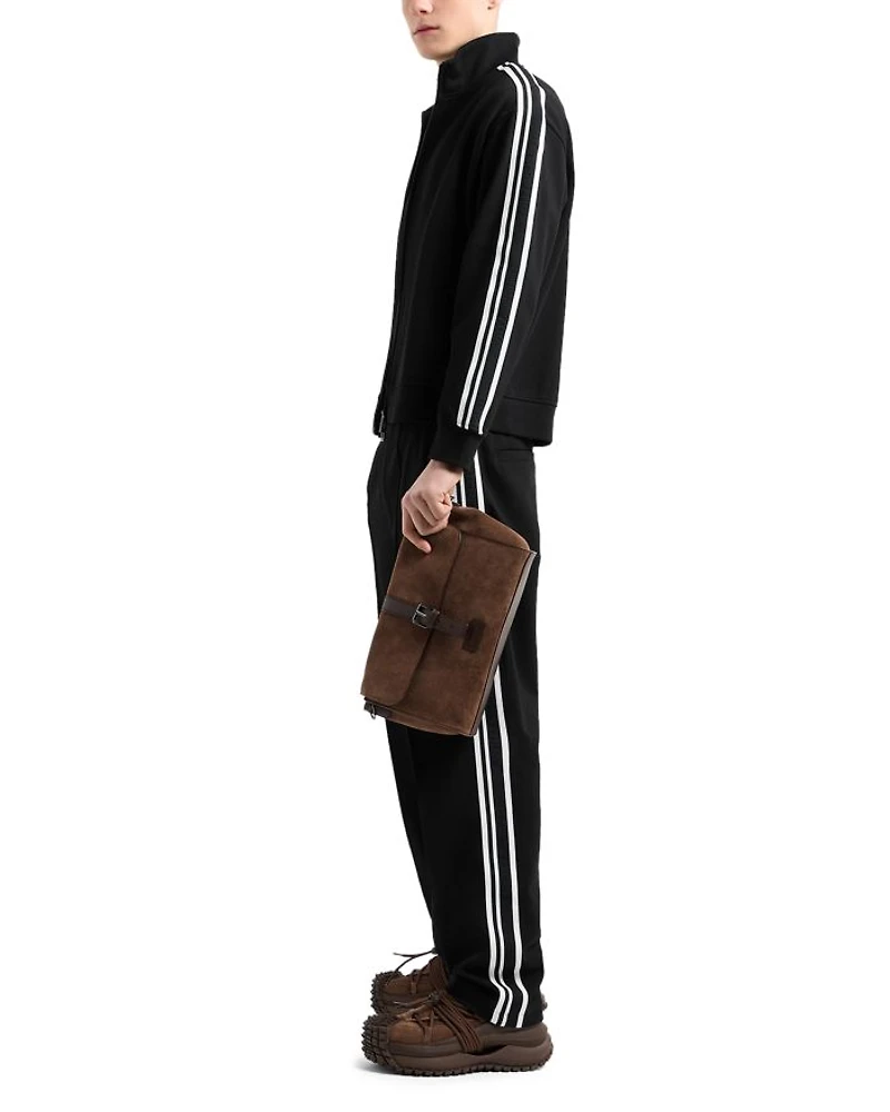 Cotton Jersey Zip Up Sweatshirt